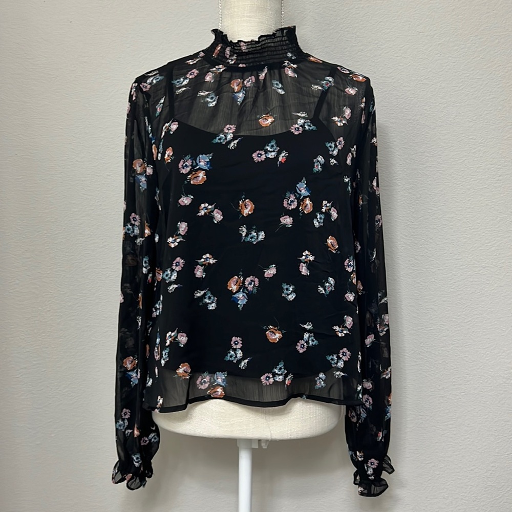 Love Fire floral Blouse